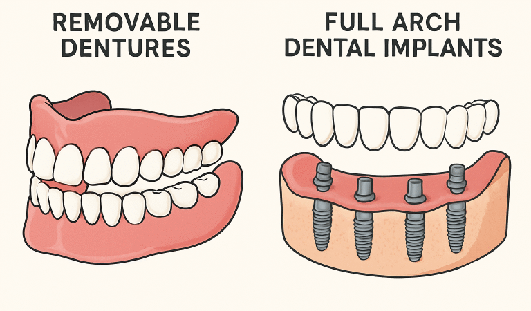 How Full Arch Dental Implants Transform Oral Health