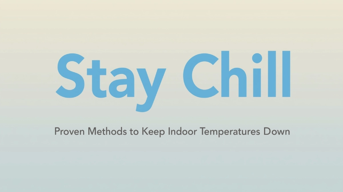 Stay Chill: Proven Methods to Keep Indoor Temperatures Down