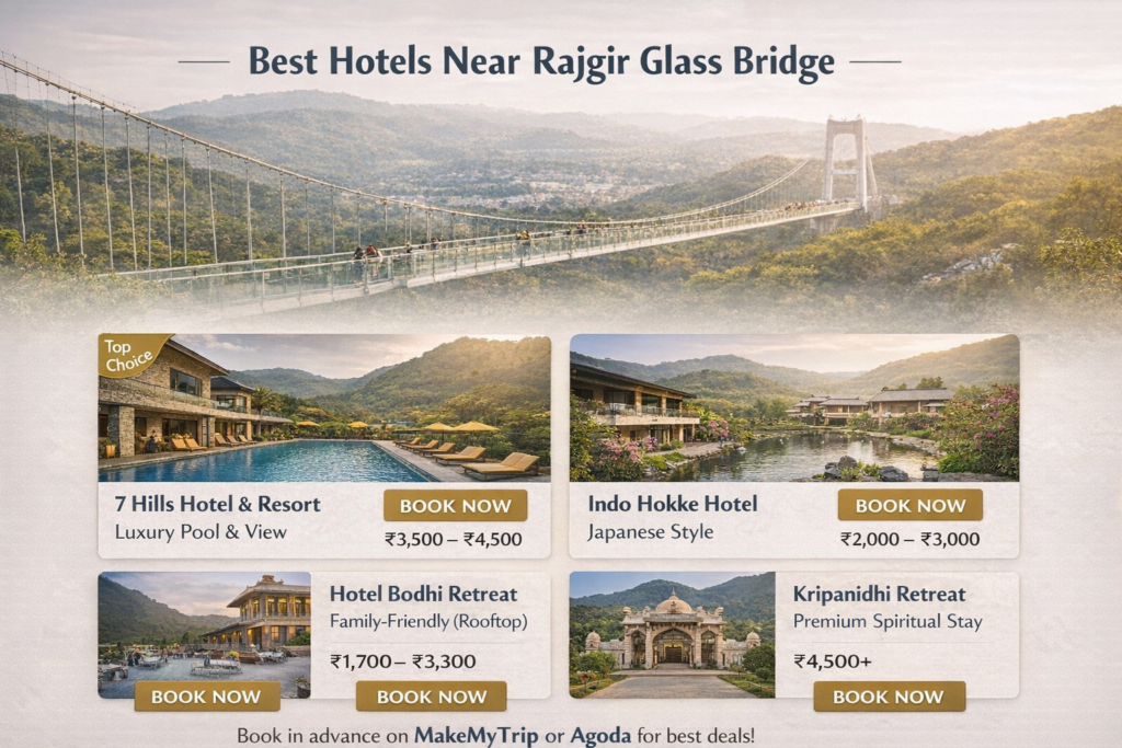 Best Hotels Near Rajgir Glass Bridge