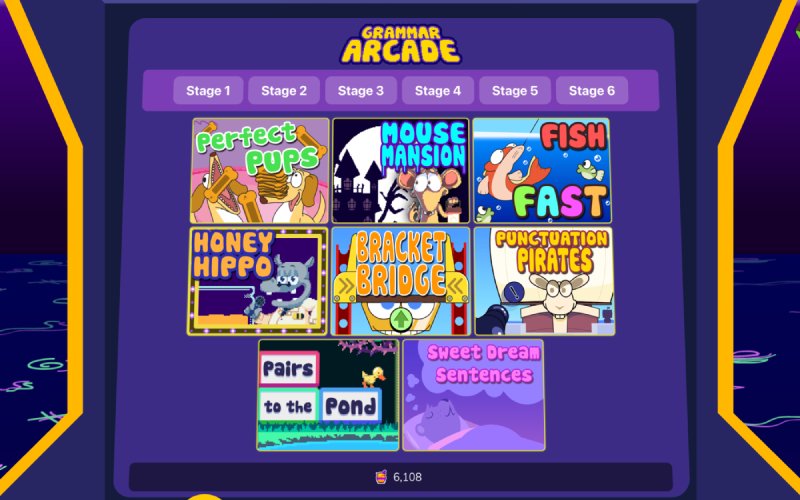 grammar or punctuation question on screen.