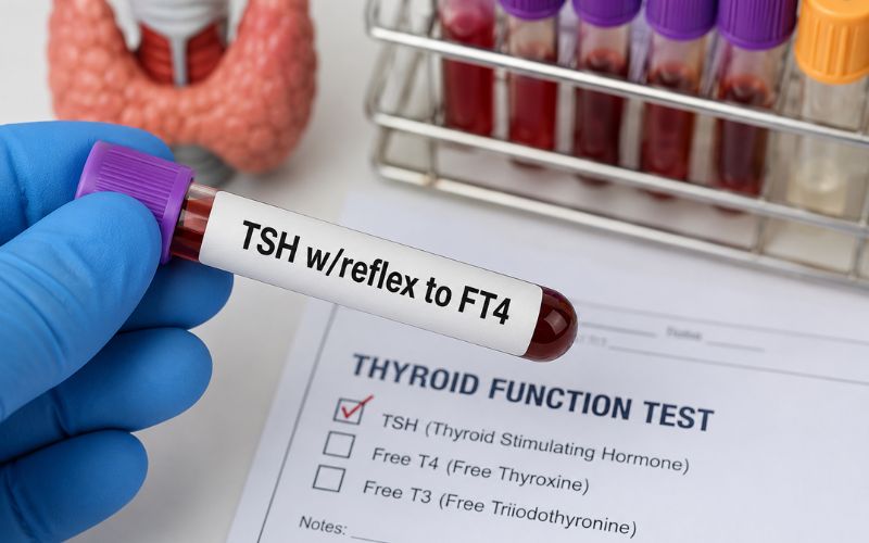What Does TSH w/Reflex to FT4 Mean? Thyroid Results Explained 