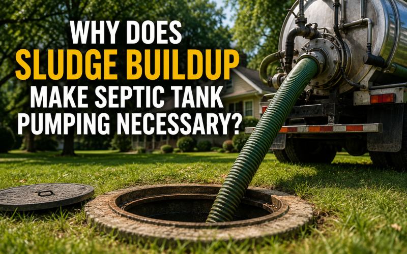 Why Does Sludge Buildup Make Septic Tank Pumping Necessary? 