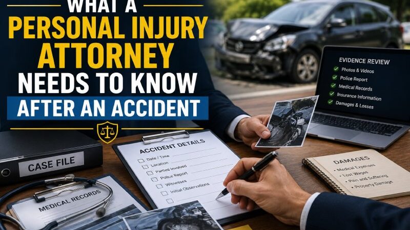 What Exactly a Personal Injury Attorney Needs to Know After an Accident 