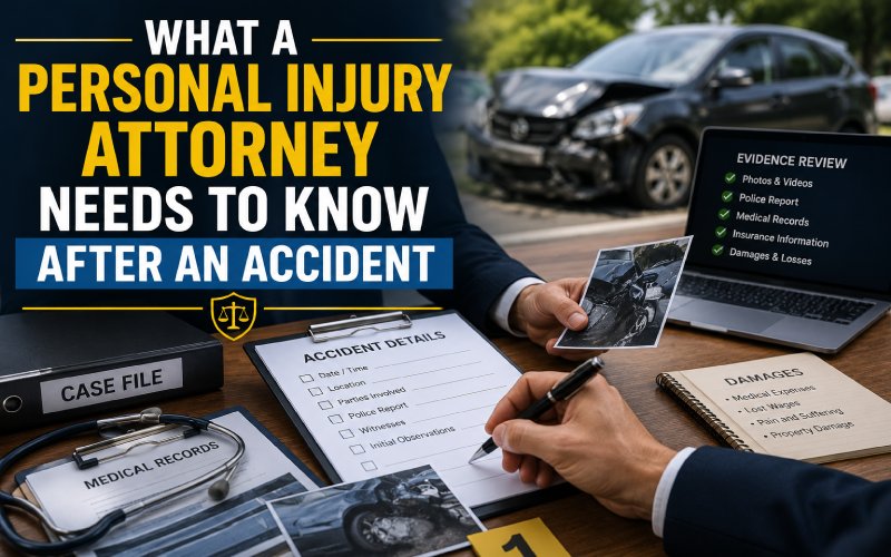What Exactly a Personal Injury Attorney Needs to Know After an Accident 