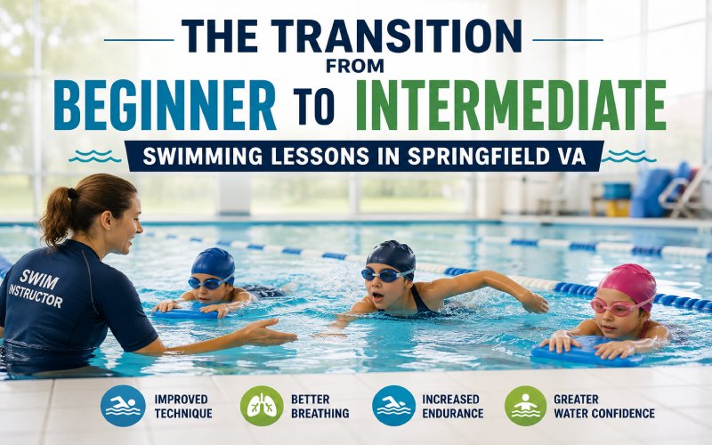 The Transition from Beginner to Intermediate Swimming Lessons in Springfield VA 