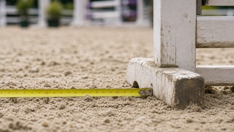 Planning A Balanced Show-Jumping Arena For Training And Competition 